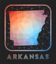 Arkansas map design.