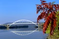 Arkansas River Bridge Royalty Free Stock Photo