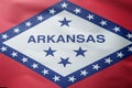 Arkansas state flag covers whole frame