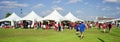 Arkansas State Red Wolves Football Fans at Tiger Stadium Royalty Free Stock Photo