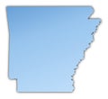 Arkansas(USA) map