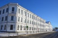 Arkhangelsk, Russia, February, 20, 2018. 4 secondary school opened in 1911 in honor of the 100th anniversary of M. V. Lomonosov