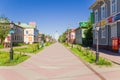 Arkhangelsk, Russia. Street museum Chumbarova-Lucinschi Royalty Free Stock Photo