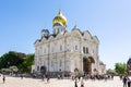 Arkhangelsky Cathedral of Moscow Kremlin, Moscow, Russia Royalty Free Stock Photo
