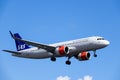 Scandinavian Airlines, SAS, Airbus A320 - 251N Royalty Free Stock Photo