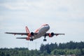 Easyjet, Airbus A319 - 111 take off Royalty Free Stock Photo