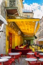 Cafe Van Gogh at Place du Forum in Arles Royalty Free Stock Photo