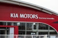 Arles, Provence, France, Facade of the Kia Motors car showroom