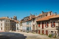 Arles in the south of France, typical paved side street of the city center Royalty Free Stock Photo