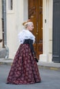 Arles, woman with traditional costume