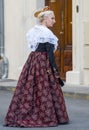 Arles, woman with traditional costume