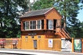 Arley signal box. Royalty Free Stock Photo