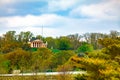 Arlington cemetery and House of the Robert E Lee Royalty Free Stock Photo