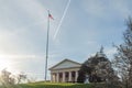 Arlington House, The Robert E. Lee Memorial in  Arlington National Cemetery, Washington DC, USA Royalty Free Stock Photo