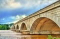 The Arlington Memorial Bridge across the Potomac River at Washington, D.C. Royalty Free Stock Photo
