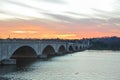 Arlington Memorial Bridge, Washington DC USA Royalty Free Stock Photo