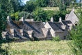 Arlington Row Cottages in Bibury Gloucestershire Royalty Free Stock Photo