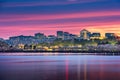 Arlington Skyline on the Tidal Basin Royalty Free Stock Photo