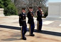 Arlington, VA: Marines at Unknown Soldier Tomb