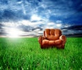 Arm-chair Royalty Free Stock Photo