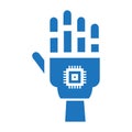 Arm, cybernetic, cybernetics icon Royalty Free Stock Photo