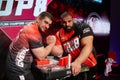 Arm Wrestlers Levan Saginashvili and Dmytro Ionov at TOP 8 Tournament in PAL