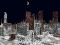 Armageddon in New York 3d rendering