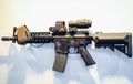 ArmaLite M15A4 rifle Royalty Free Stock Photo