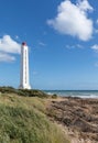 Armandeche lighthouse in Les Sables d`Olonne France Royalty Free Stock Photo