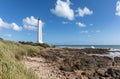 Armandeche lighthouse in Les Sables d`Olonne France Royalty Free Stock Photo