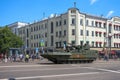 Armata T-15 infantry fighting vehicle on military parade