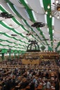 Armbrustschuetzenzelt at Oktoberfest in Munich, Germany, 2015