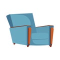 Armchair Flat Icon Royalty Free Stock Photo