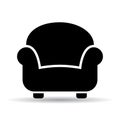 Armchair vector icon