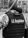 Armed Demonstrator at the Ohio Statehouse Wears Boogaloo Bois Symbols