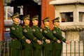 Armed escorts in Forbidden City