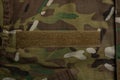 Armed force multicam camouflage fabric texture back Royalty Free Stock Photo