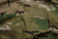 Armed force multicam camouflage fabric texture back Royalty Free Stock Photo