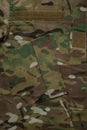 Armed force multicam camouflage fabric texture back Royalty Free Stock Photo