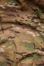 Armed force multicam camouflage fabric texture back Royalty Free Stock Photo