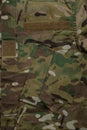 Armed force multicam camouflage fabric texture back Royalty Free Stock Photo