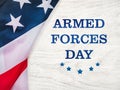 Armed Forces Day. Beautiful greeting card. National holiday