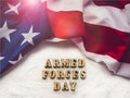 Armed Forces Day. Beautiful greeting card. National holiday Royalty Free Stock Photo