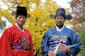 Armed guards at Deoksugung Palace, Seoul, South Korea Royalty Free Stock Photo