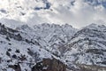 Armenia, beautiful mountains covered with snow Royalty Free Stock Photo