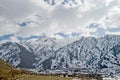 Armenia, beautiful mountains covered with snow Royalty Free Stock Photo