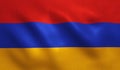 Armenia Flag Royalty Free Stock Photo