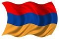 Armenia flag isolated Royalty Free Stock Photo