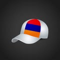 Armenia Flag Printed on Cap