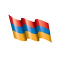 Armenia flag, vector illustration